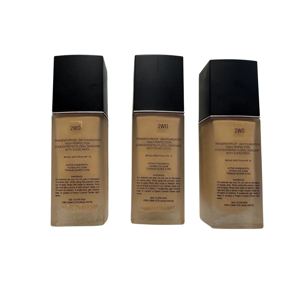 Bundle 3 Dior Forever Transfer-Proof 24H Foundation 2WO ‎ SPF 15  New